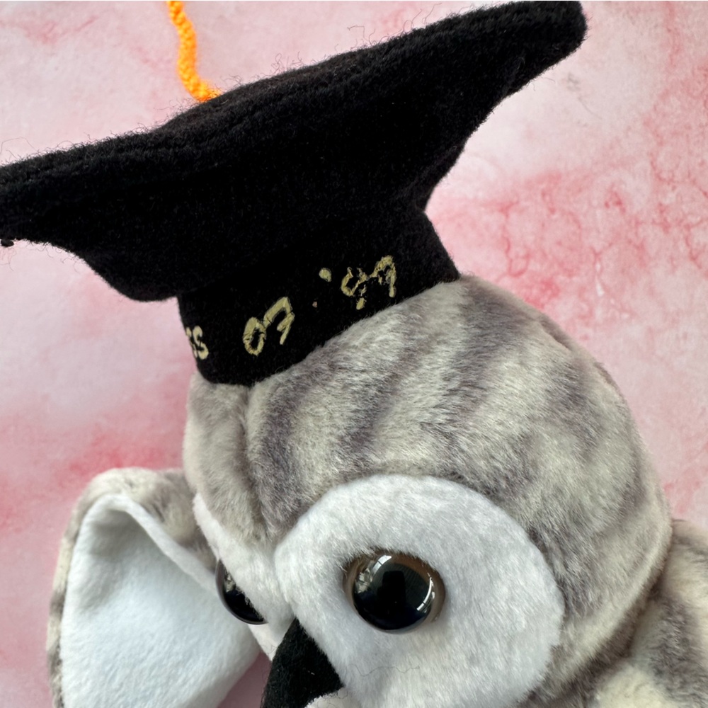 Ty Beanie Baby Wiser the Owl 1999 - Picture 2 of 14
